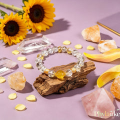 Purify & Prosper — White Azeztulite & Citrine