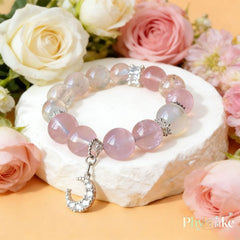 Love’s Carousel — Rose Quartz & Snowflake Quartz