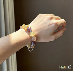 Phantom Rebirth – Black Gold Super Seven, Golden Rutilated, Purple Phantom & Gray Moonstone