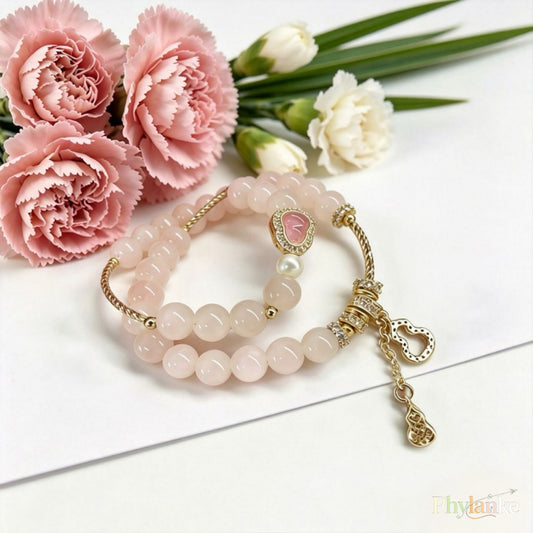 Petite Charms— (Pink/Light Purple/Yellow)Tiny Crystal & Lucky Gourd