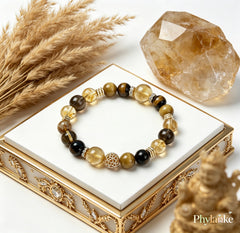 Fortune Keeper – Smoky Quartz, Citrine & Tiger’s Eye