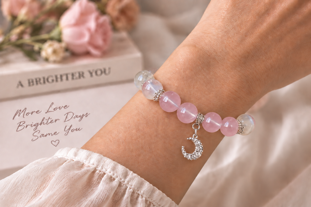 Love’s Carouse — Rose Quartz Bracelet for Self Love & Meaningful Connections