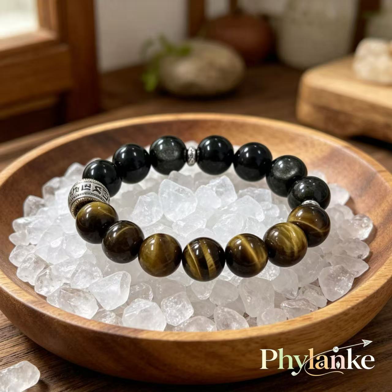 Guardian’s Gaze — Obsidian & Tiger’s Eye