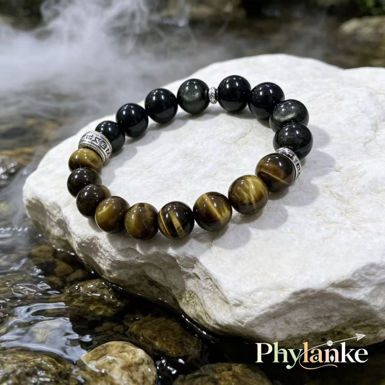 Guardian’s Gaze — Obsidian & Tiger’s Eye