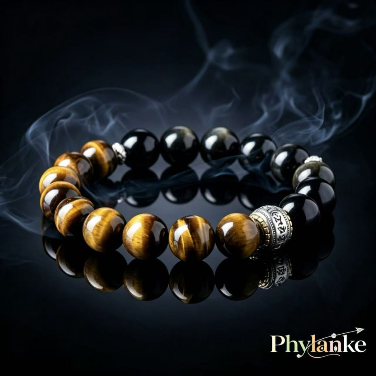 Guardian’s Gaze — Obsidian & Tiger’s Eye