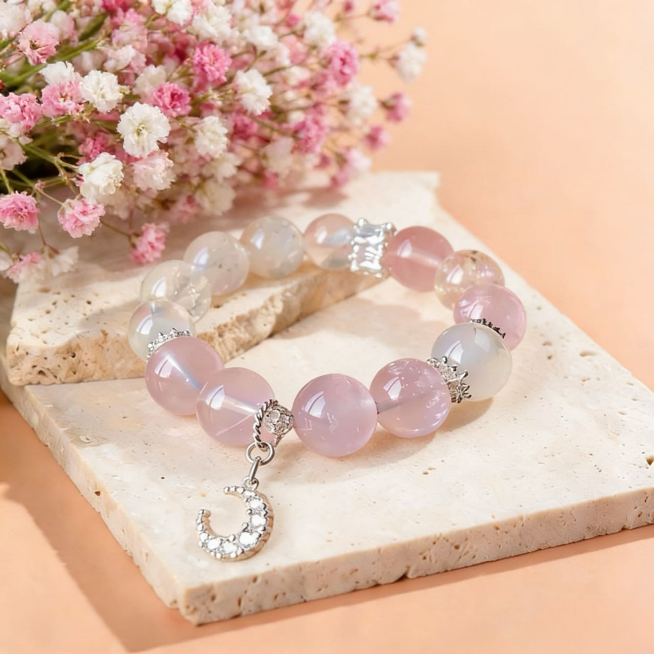 Love’s Carouse — Rose Quartz Bracelet for Self Love & Meaningful Connections