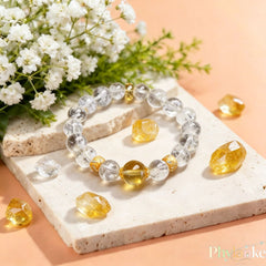 Purify & Prosper — White Azeztulite & Citrine
