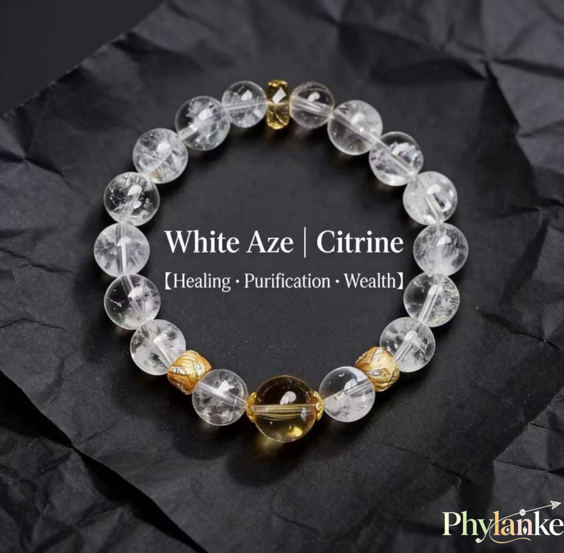 Purify & Prosper — White Azeztulite & Citrine