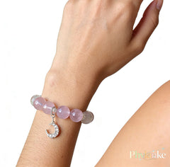 Love’s Carousel — Rose Quartz & Snowflake Quartz