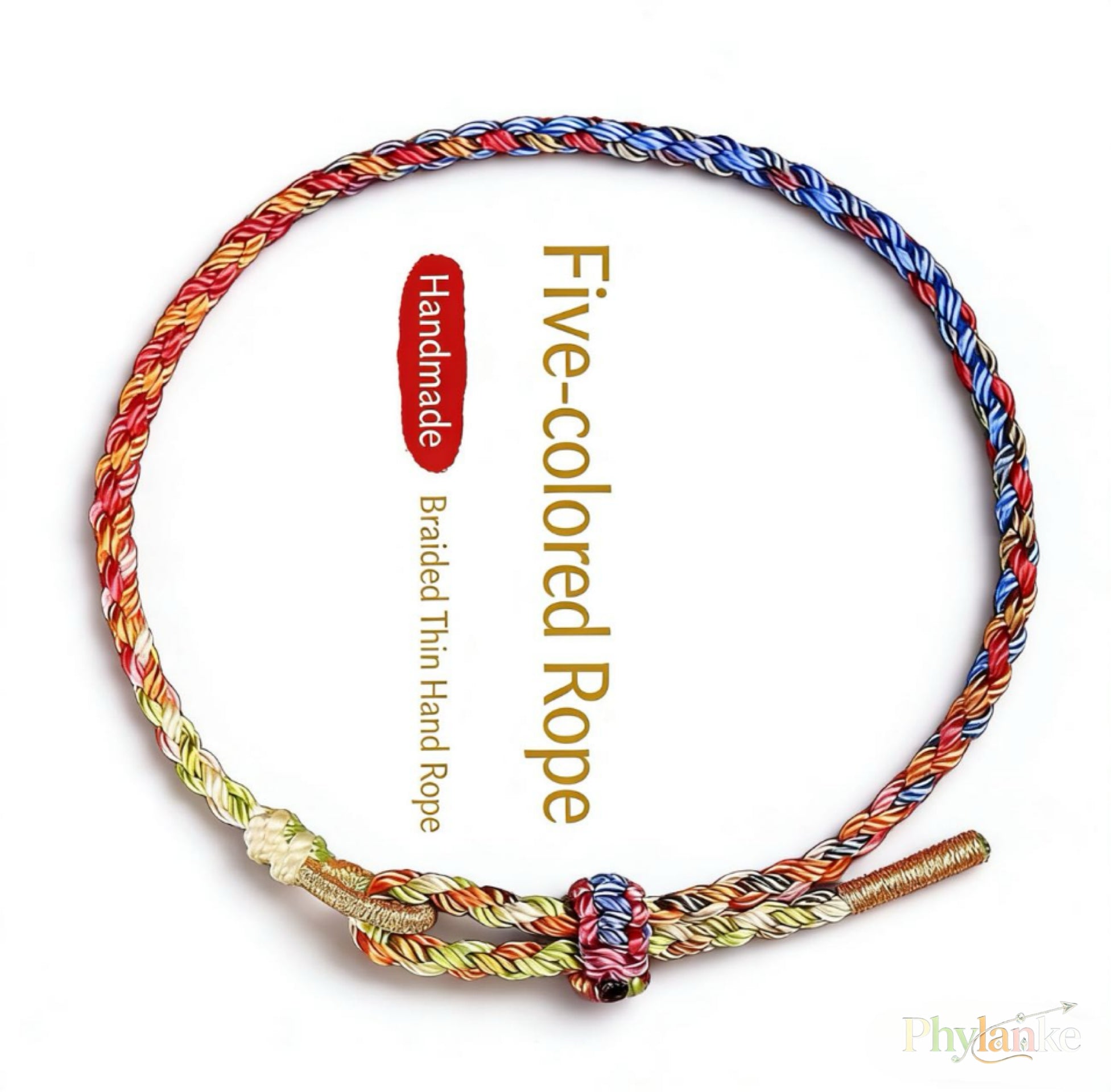 Rainbow Resilience Cord — Handwoven Festival Bracelet