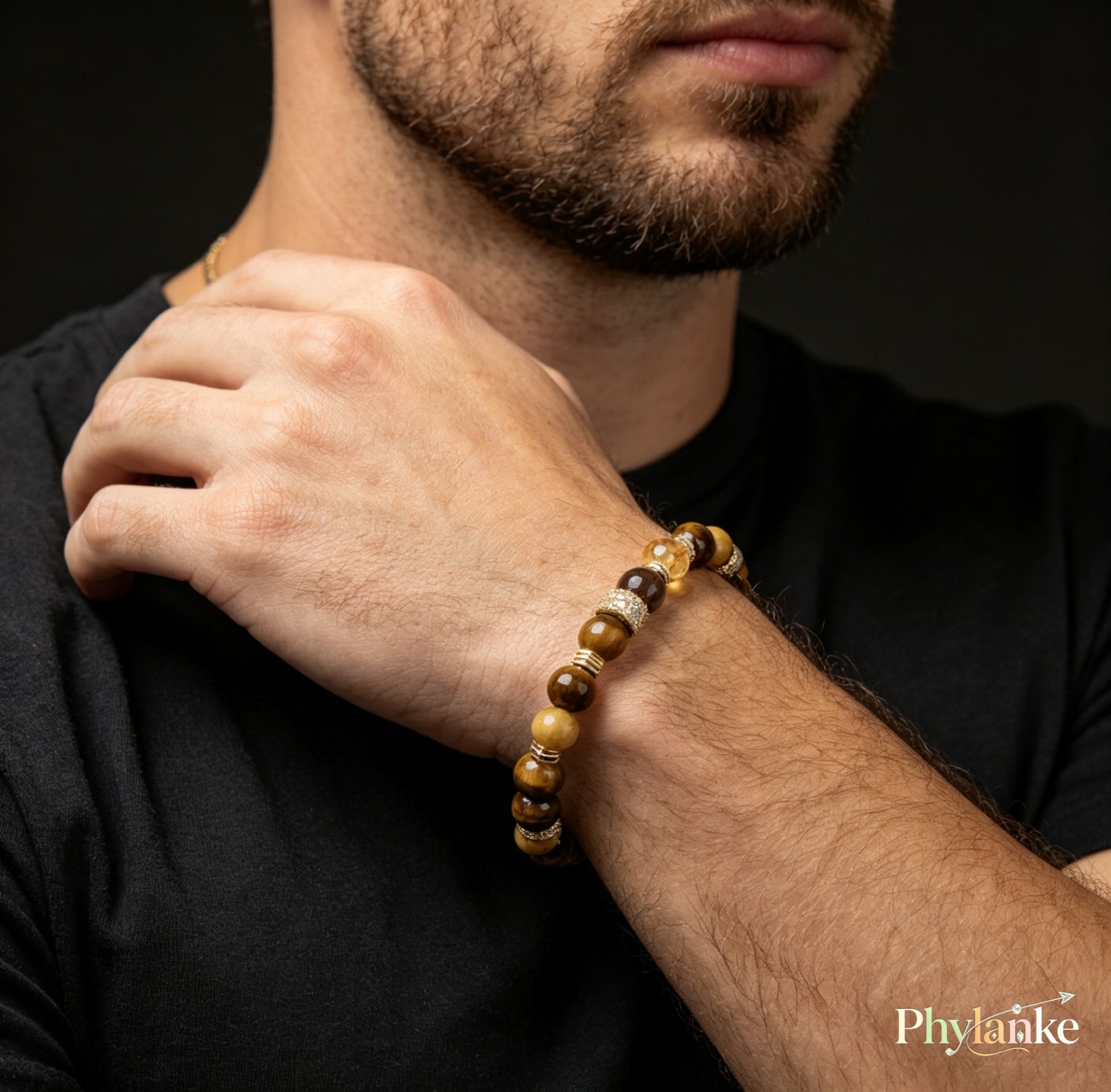 Fortune Keeper – Smoky Quartz, Citrine & Tiger’s Eye
