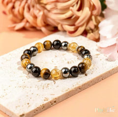Fortune Keeper – Smoky Quartz, Citrine & Tiger’s Eye