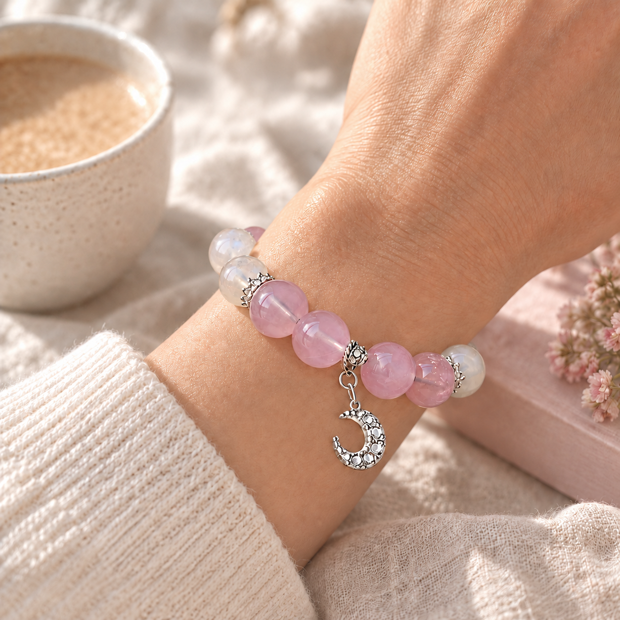 Love’s Carouse — Rose Quartz Bracelet for Self Love & Meaningful Connections