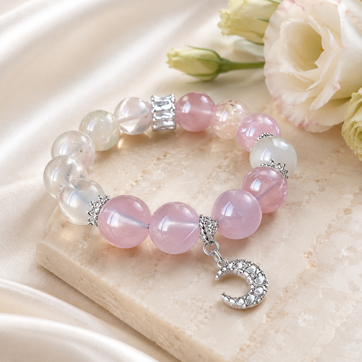 Love’s Carouse — Rose Quartz Bracelet for Self Love & Meaningful Connections